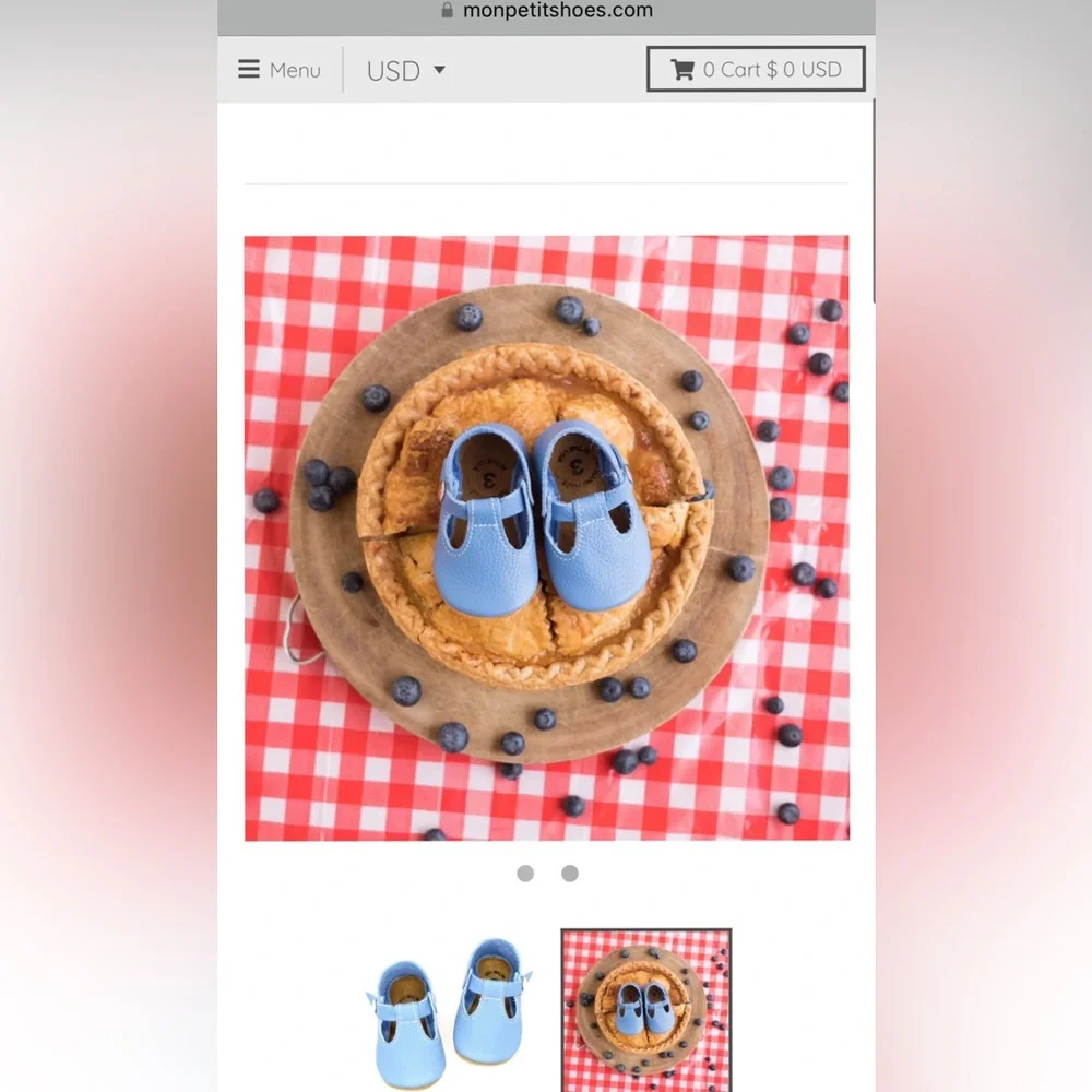 NWT‎ Size 1 Backyard Blue Baby MPs Periwinkle